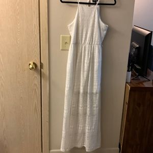 White Lace Love Reign Maxi Dress